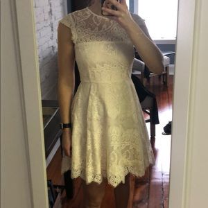 Off White Lacy Dress